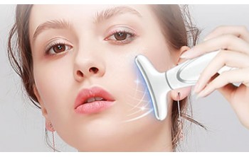 The real feeling of using an ice compress neck beauty device